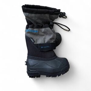 Columbia toddler black Powderbug snow winter boots